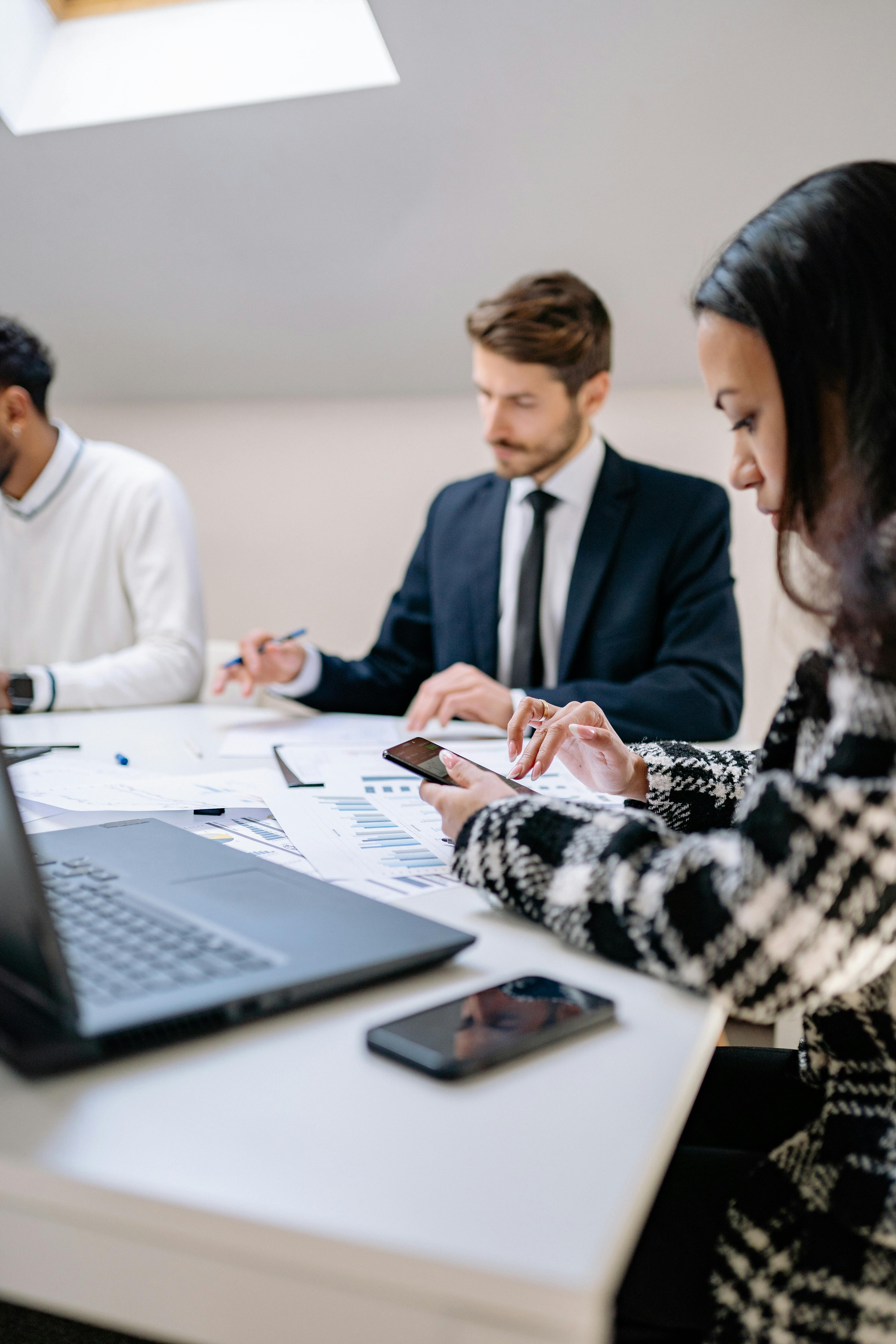 Commercial property meeting